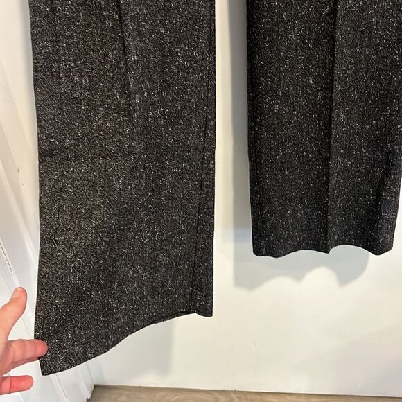 Dana Buchaman Women’s 12 Charcoal Gray Tweed professional work slacks pants - Picture 5 of 12